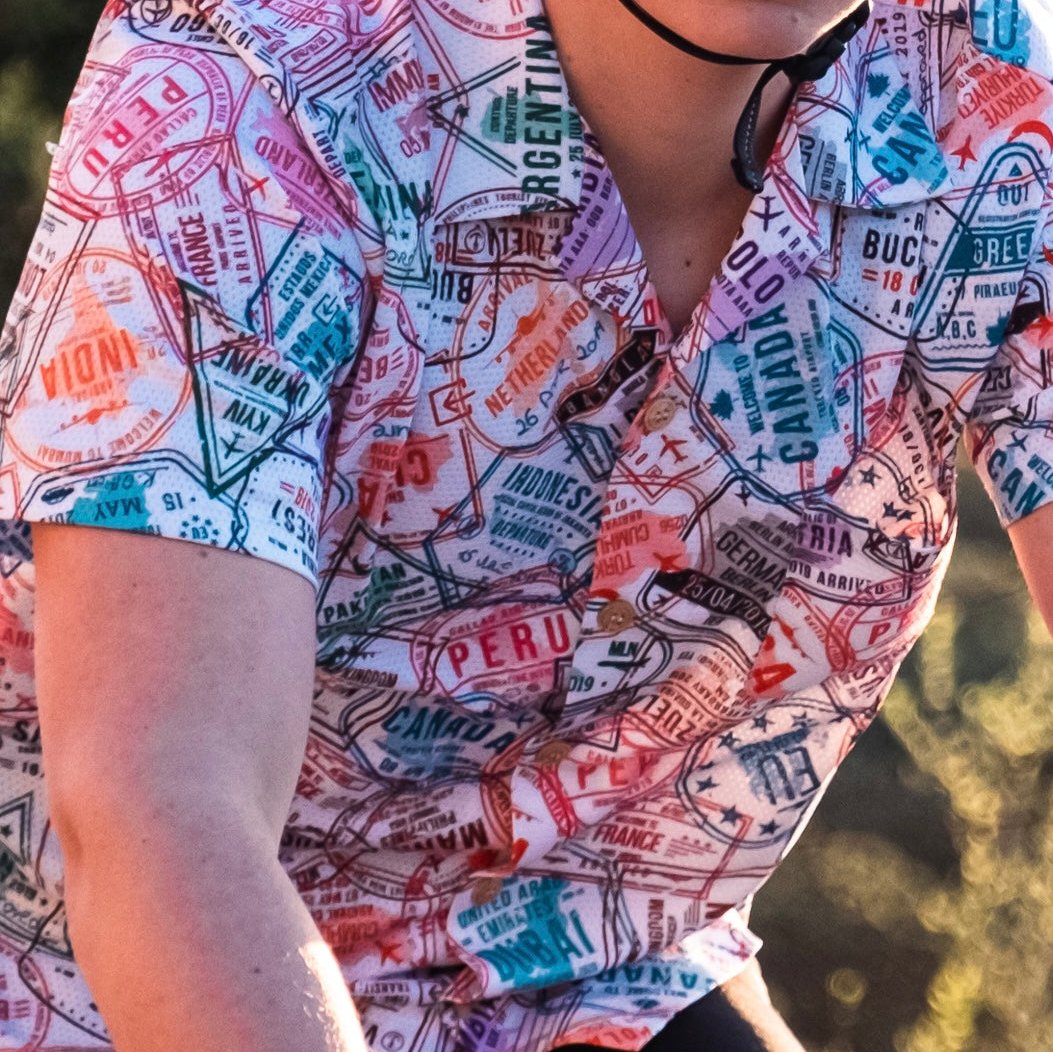 Passport cycling shirt