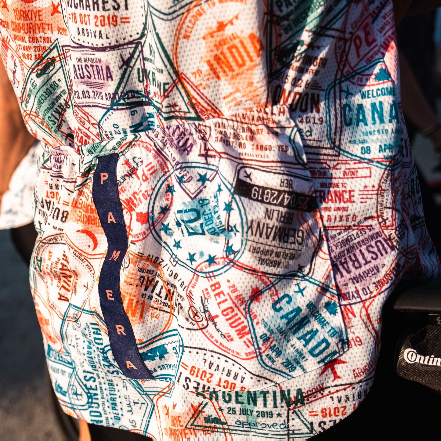 Passport cycling shirt