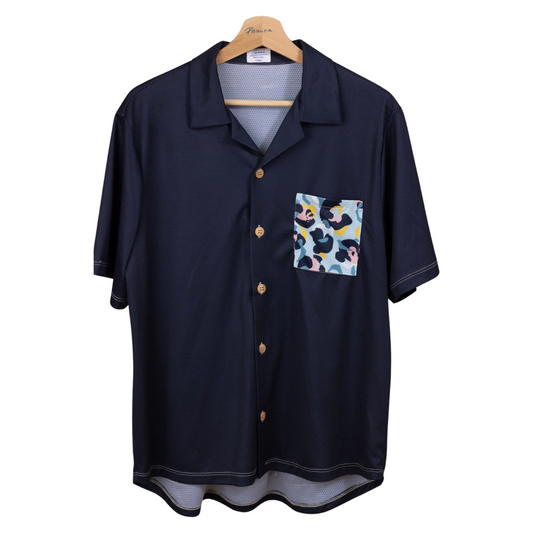 K-Dark blue camisa bici