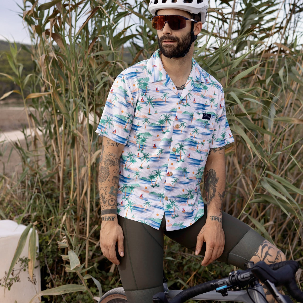 Bali cycling shirt