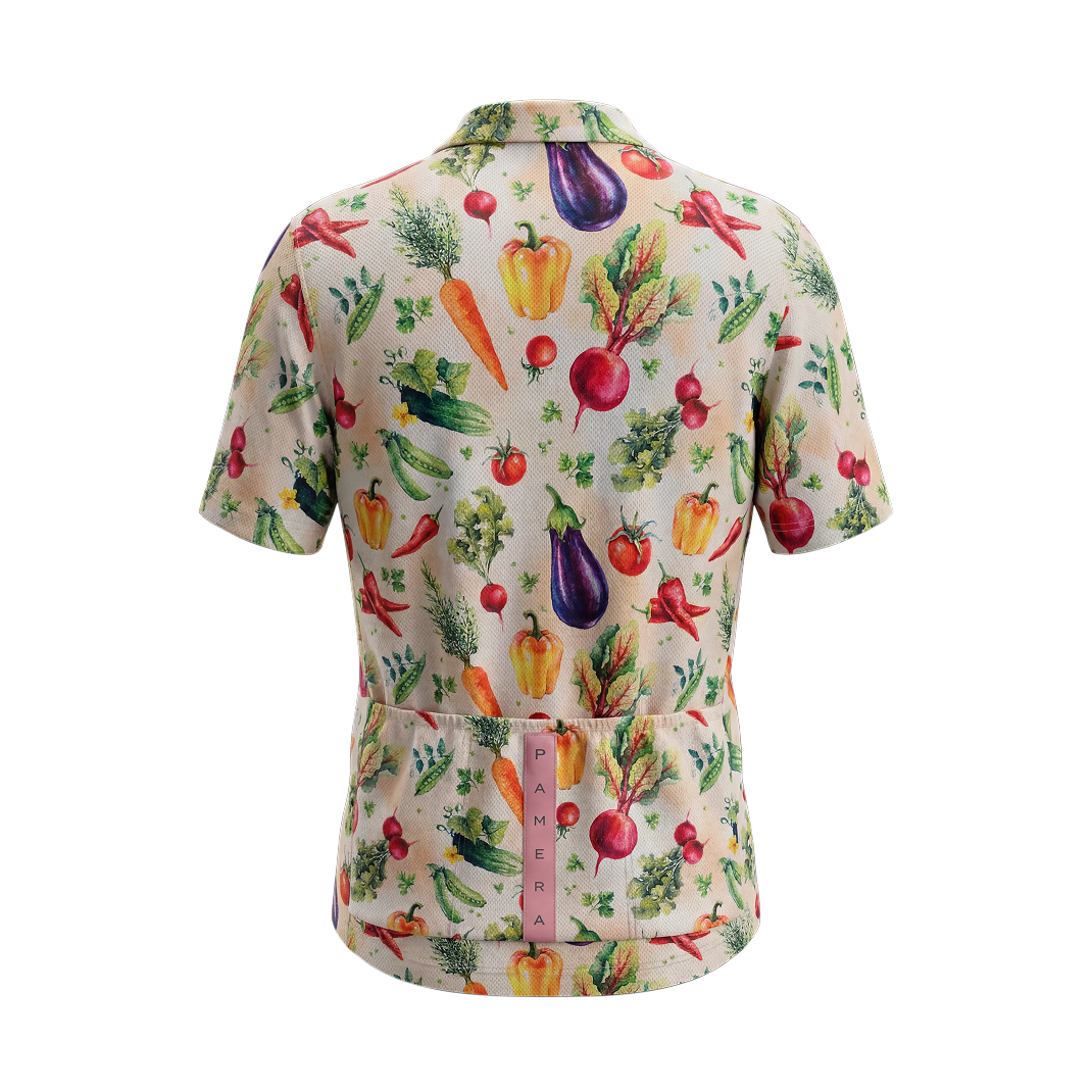 Maillot de cyclisme végétarien