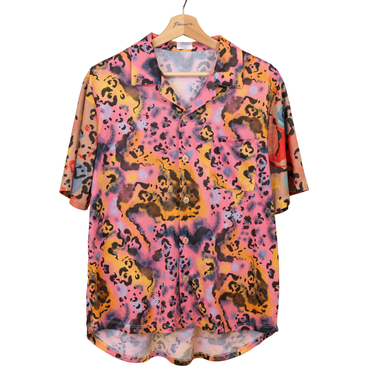 Leopardo pink cycling shirt