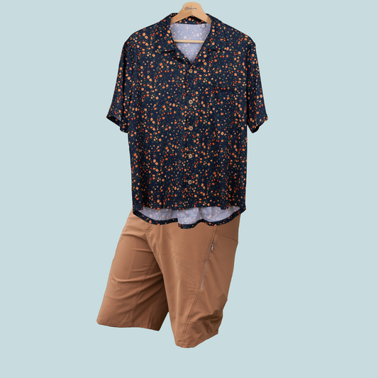 Pack 02 (2  products): aloha cycling shirt + gravel shorts