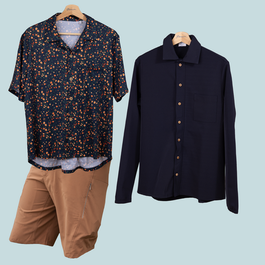 Pack complet (3 products): aloha cycling shirt + cycling jacket + gravel short