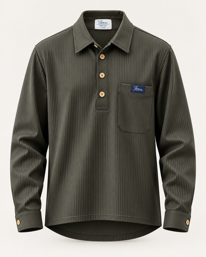 Corduroy Long-Sleeved Shirt