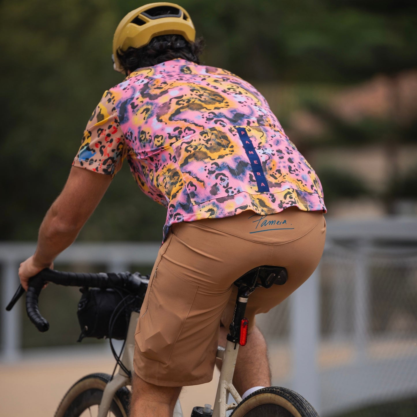 Leopardo pink cycling shirt