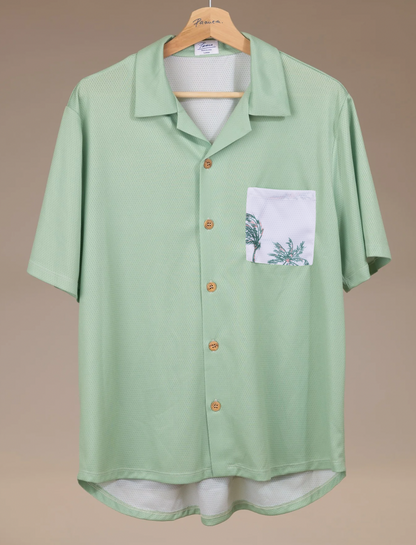 K-Light green cycling shirt