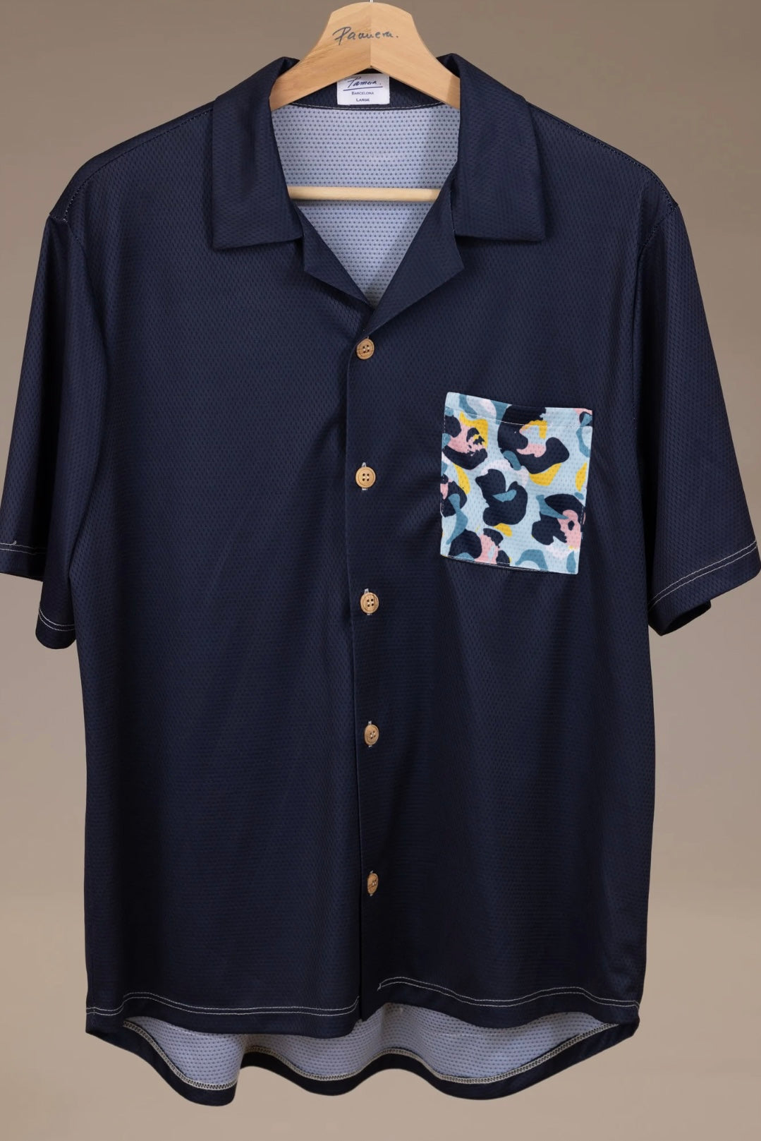 K-Dark blue cycling shirt