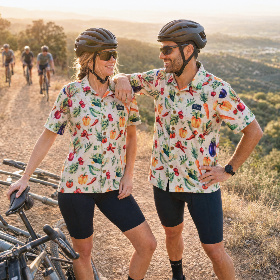 Maillot de cyclisme végétarien