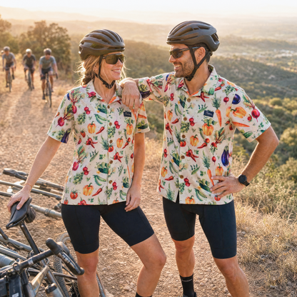 Maillot de cyclisme végétarien