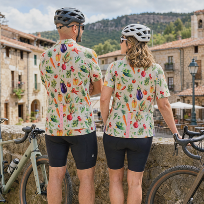 Maillot de cyclisme végétarien